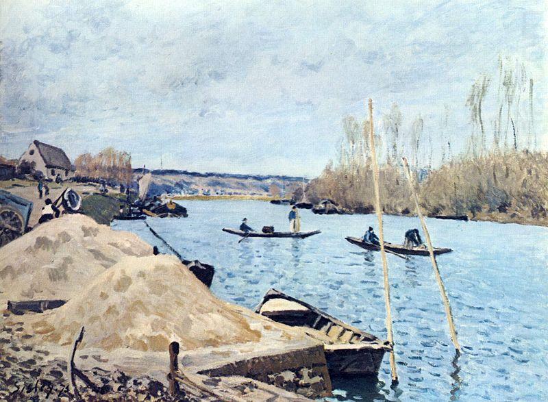 Alfred Sisley Seine bei Port Marly china oil painting image